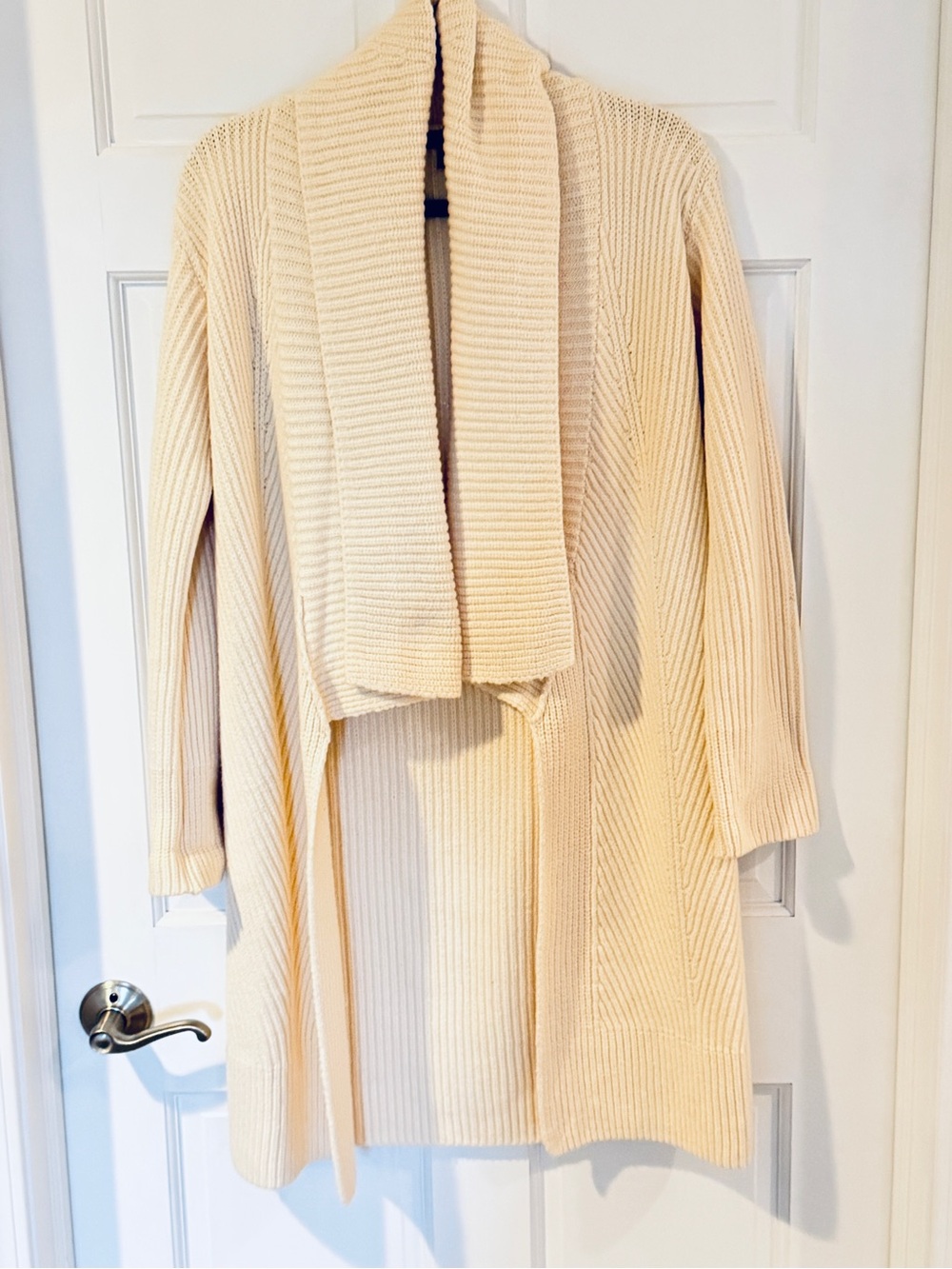 Banana Republic oversized cardigan with shawl collar